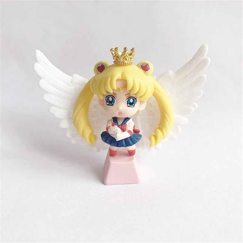 Handmade Customized PBT Keycaps Personality Mechanical Keyboard Keycap Beautiful Girl Cartoon Anime Modeling Keycaps ESC Key