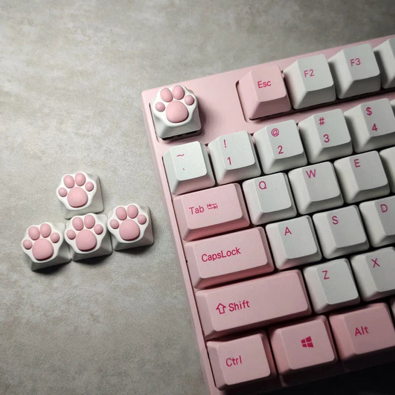 Cat Paws Keycaps For Mechanical Keyboard Animation Metal Custom Keycap Buttons Key Cap For Cherry Mx Switch Artisan keycaps