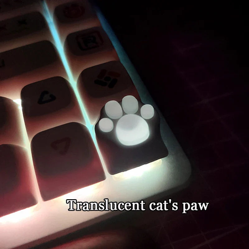 Cat Paws Keycaps For Mechanical Keyboard Animation Metal Custom Keycap Buttons Key Cap For Cherry Mx Switch Artisan keycaps
