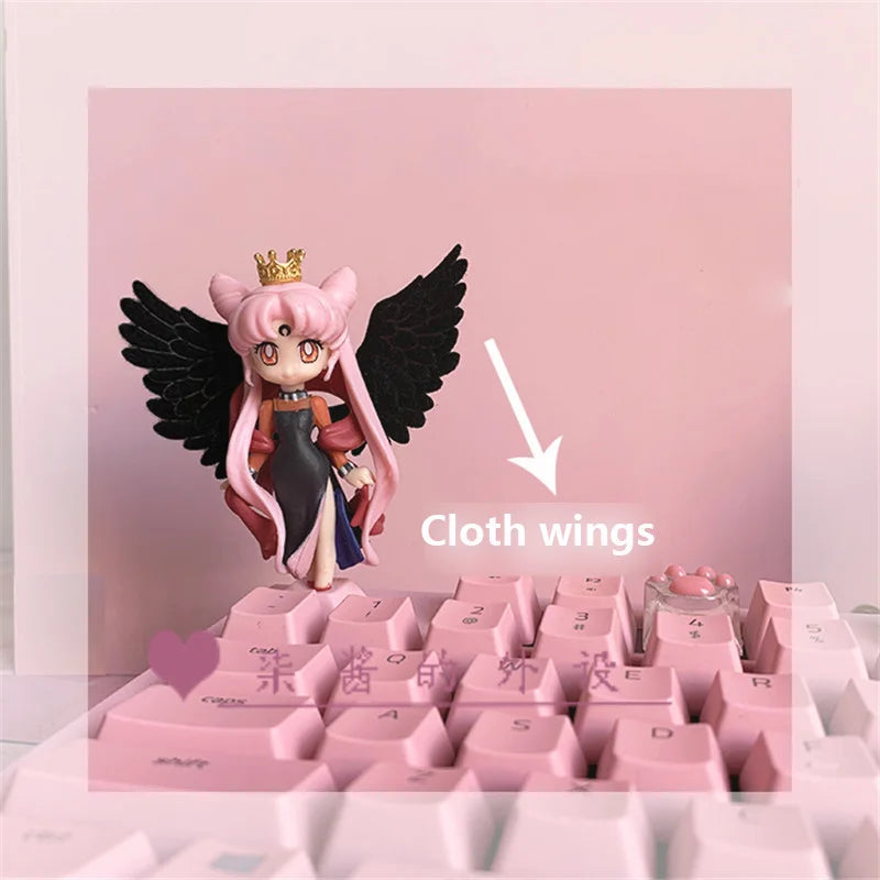 Handmade Customized PBT Keycaps Personality Mechanical Keyboard Keycap Beautiful Girl Cartoon Anime Modeling Keycaps ESC Key