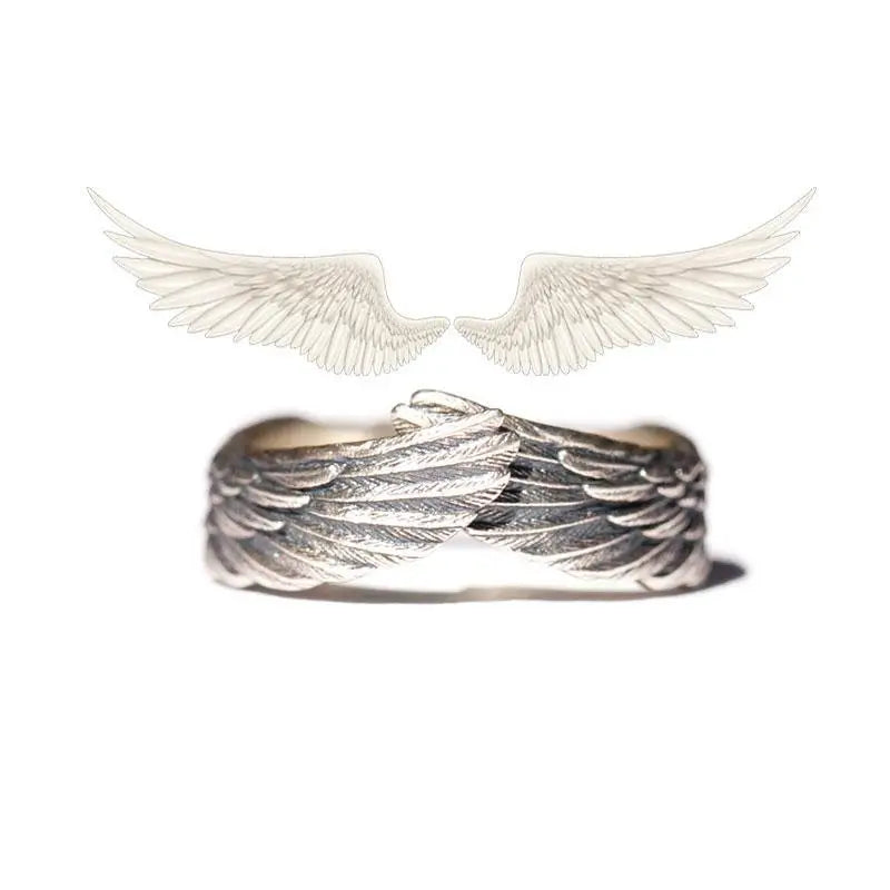 Retro Domineering Ethnic Style Fire-Breathing Dragon Ring Men\\'s Charm Open Ring Punk Motorcycle Rider Jewelry Accessories