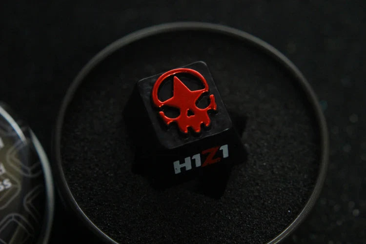 1pc Zinc Aluminium Alloy Key Cap Mechanical Keyboard keycap for CSGO OW Dota 2 PUBG WOW LOL R4 Height Stereoscopic relief