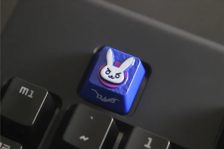 1pc Zinc Aluminium Alloy Key Cap Mechanical Keyboard keycap for CSGO OW Dota 2 PUBG WOW LOL R4 Height Stereoscopic relief