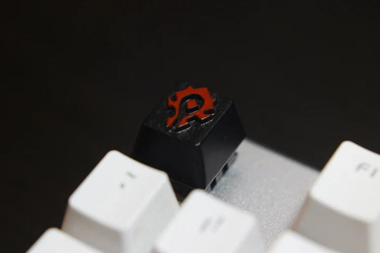 1pc Zinc Aluminium Alloy Key Cap Mechanical Keyboard keycap for CSGO OW Dota 2 PUBG WOW LOL R4 Height Stereoscopic relief