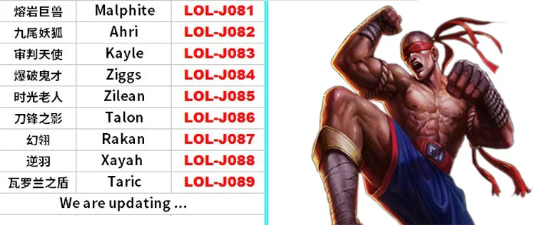 Custom LOL Hero Skill And Head Portrait Keycap Personality Translucent Mechanical Keyboard Key Caps