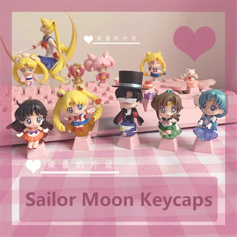 Handmade Customized PBT Keycaps Personality Mechanical Keyboard Keycap Beautiful Girl Cartoon Anime Modeling Keycaps ESC Key