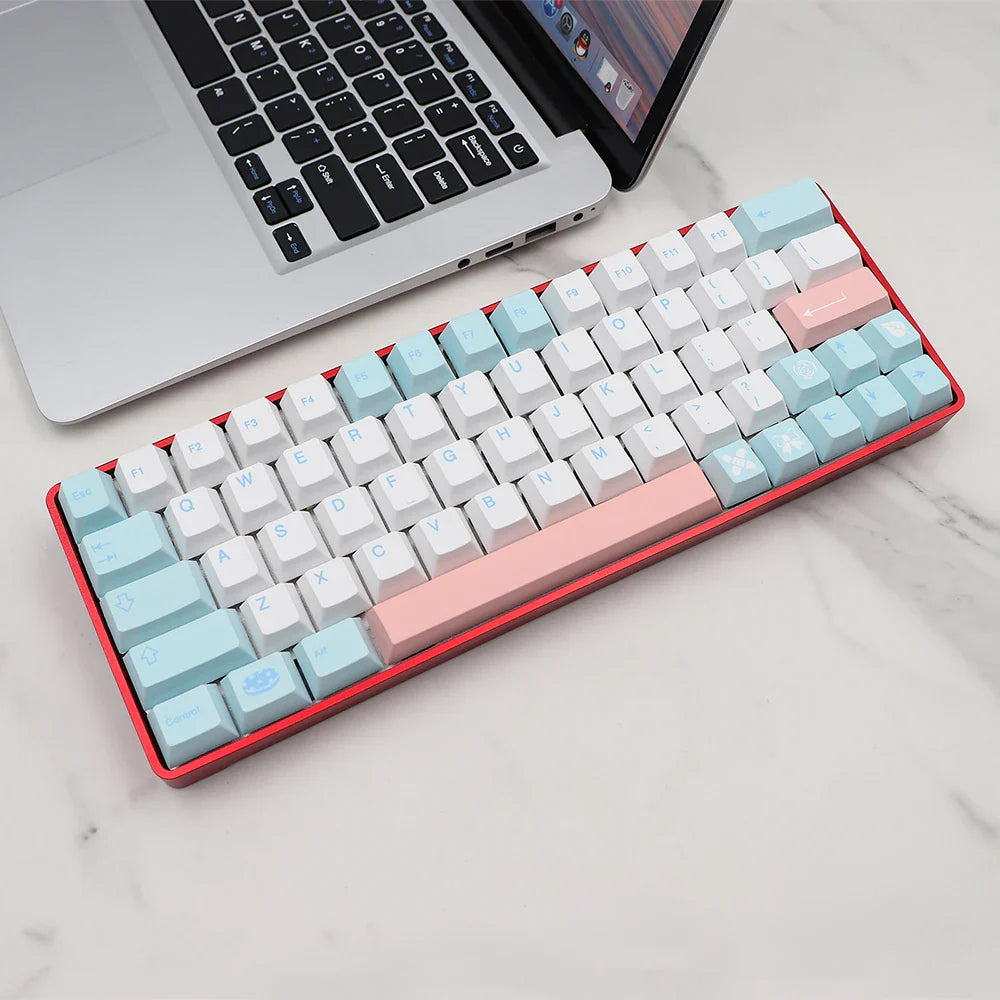 German French Italian Spain UK ISO GMK Noel PBT Dye Subb keycap Cherry Profile Keycaps set For QWERTZ AZERTY MX Keyboard Key Cap
