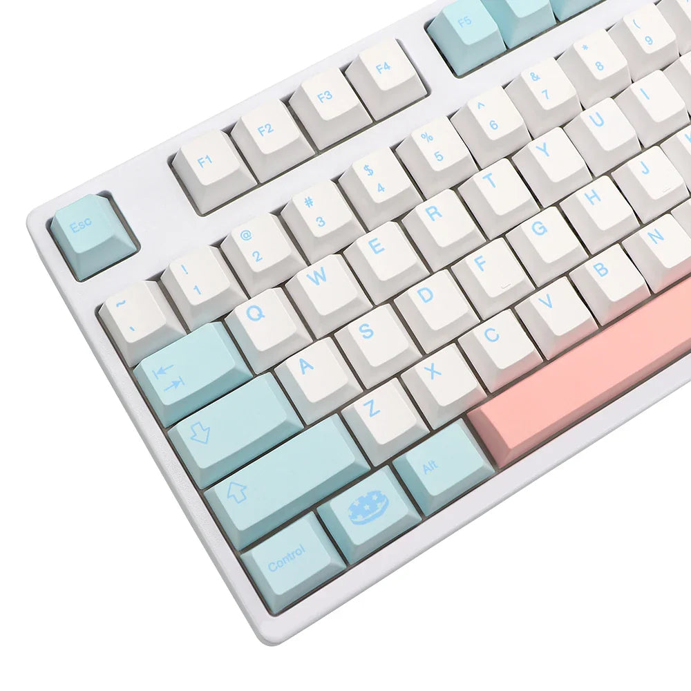 German French Italian Spain UK ISO GMK Noel PBT Dye Subb keycap Cherry Profile Keycaps set For QWERTZ AZERTY MX Keyboard Key Cap