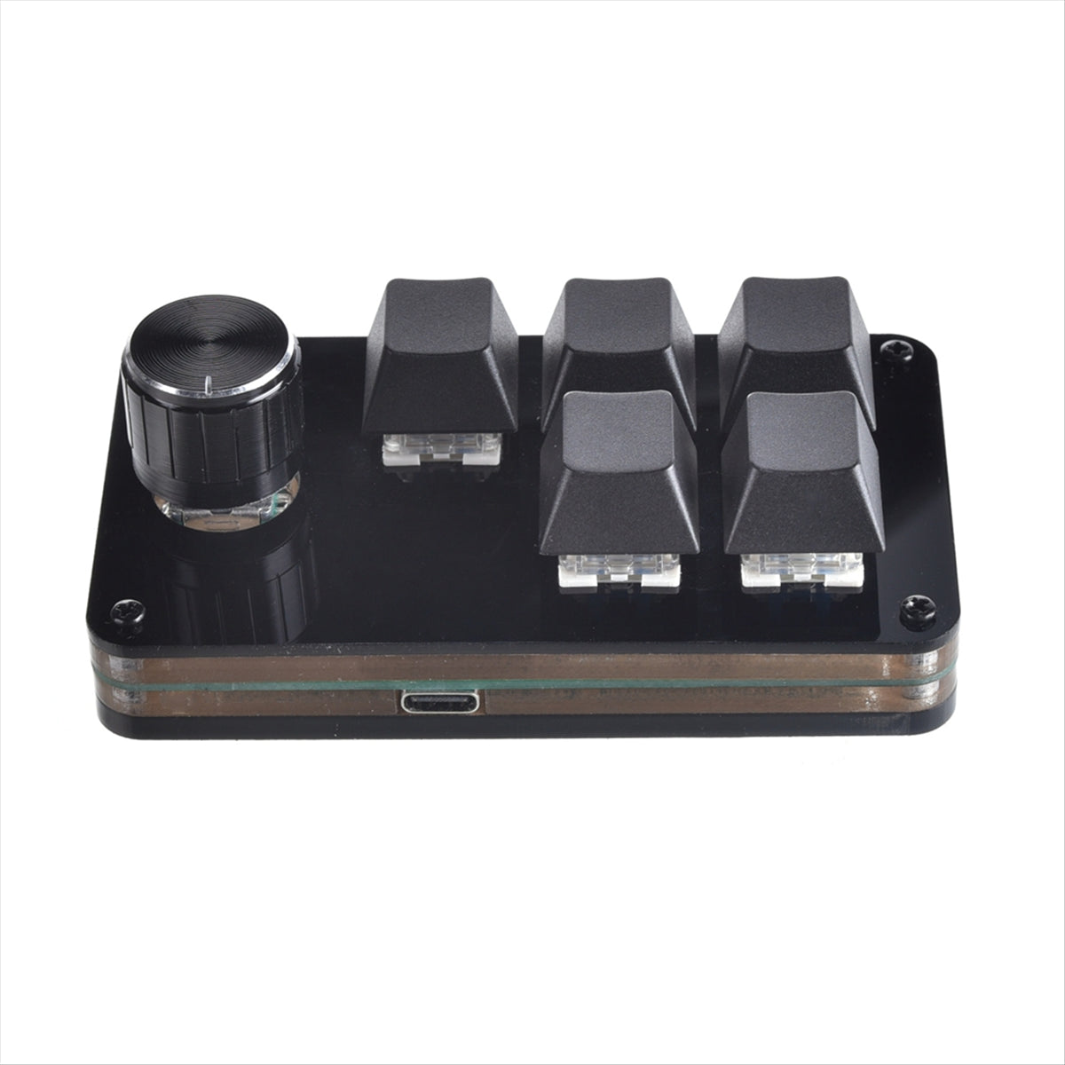 Mini Keyboard 5 Key 1 Knob Gamer Programmable Keyboard DIY Hot Swap Customization Mechanical Keyboard Macro Keypad