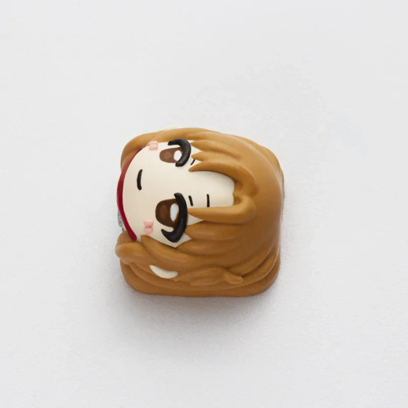 Sword Art Online Theme Keycaps Anime Asuna Personalized Custom Resin Art Keycaps Mechanical Keyboard Cartoon Keycap Accessories