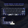 143 keys Coffee Cat  PBT Keycap 5 Sides DYE-SUB XDA Profile Customized Keycaps For Cherry MX Switch Gamer Mechanical Keyboards