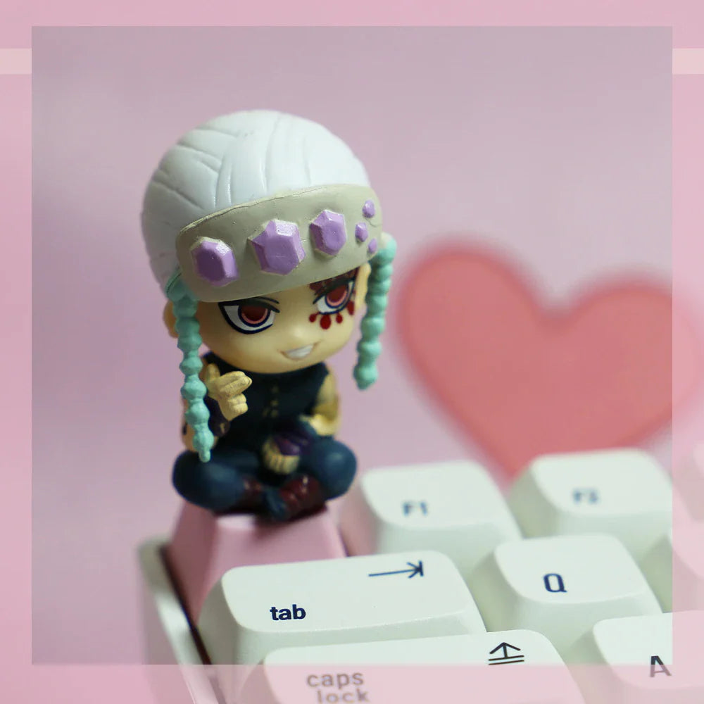 Cute Stereo Anime Keycaps For Mechanical Keyboard Caps PBT Personalized Cherry MX Artisan Custom Pink ESC Keycap