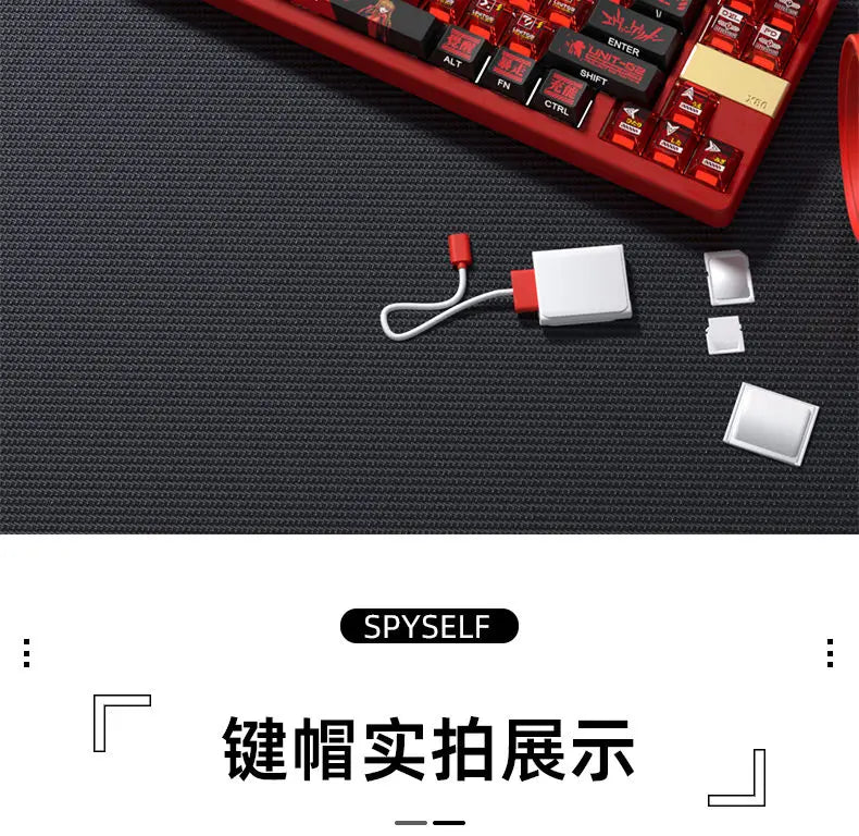 Duplex Translucent Cherry Keycap Set PBT Side Engraved for MX Switch HI75 HI8 68 F99 104 64 Wooting Mechanical Keyboards
