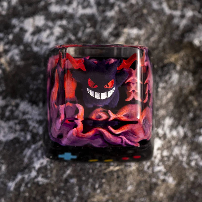 Anime Cartoon Super Transparent PBT Keycap Personality Pink 3D Handmade Cute Gift Mechanical Keyboard Decoration ESC