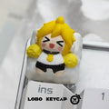 New Vocaloid Miku Animation Theme Keycap 1 Pcs Q Version Personalized Customized Resin Art Gaming Mechanical Keyboard Key Cap