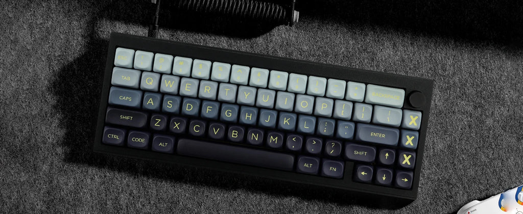 Mountain Range Keycap Set PBT MOA Profile DYE-Sublimation 143 Keys for Mechanical Keyboards