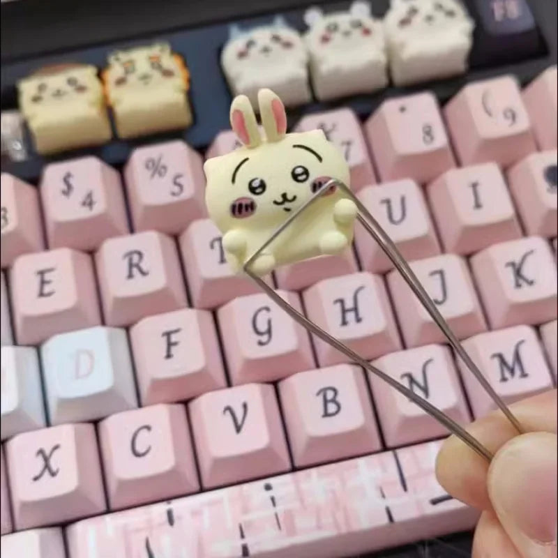 Mechanical Keyboard 1pcs Keycaps Cute Girls Cute Anime Personalized Keycaps Resin Materials Gaming Esports Customized Office
