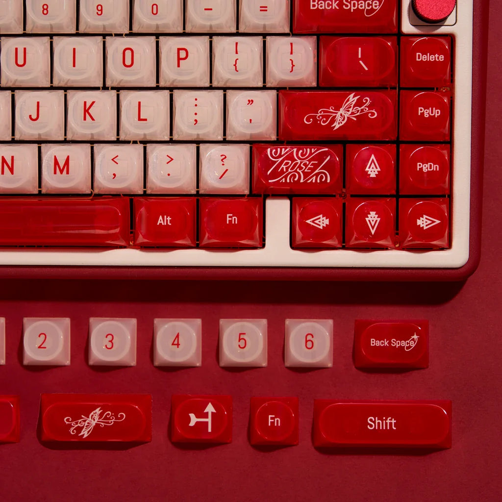 Transparent Keycaps PC 170 Keys Set for Mechanical Keyboard Keycap Accessories Personalized Customization DDA Profile Keycaps