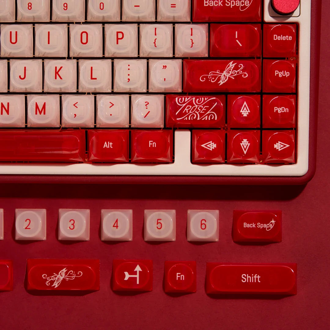 Transparent Keycaps PC 170 Keys Set for Mechanical Keyboard Keycap Accessories Personalized Customization DDA Profile Keycaps