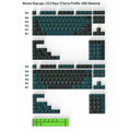 Cherry Profile 253 Keys Toxic Keycap Set Double Shot  Keycaps for Gateron MX Switches Mechanical Gamer Keyboard