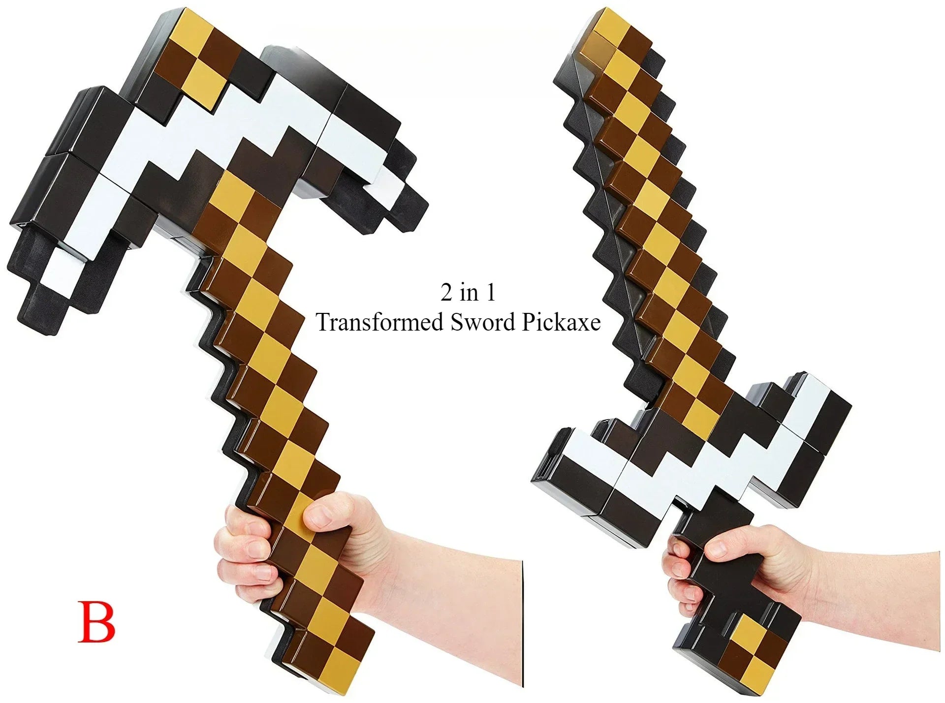 NEW Pixel Game Prop Models Torch and Color-changing Bottle Night Light Plastic Mineral Lamp Ornaments Holiday Party Gifts