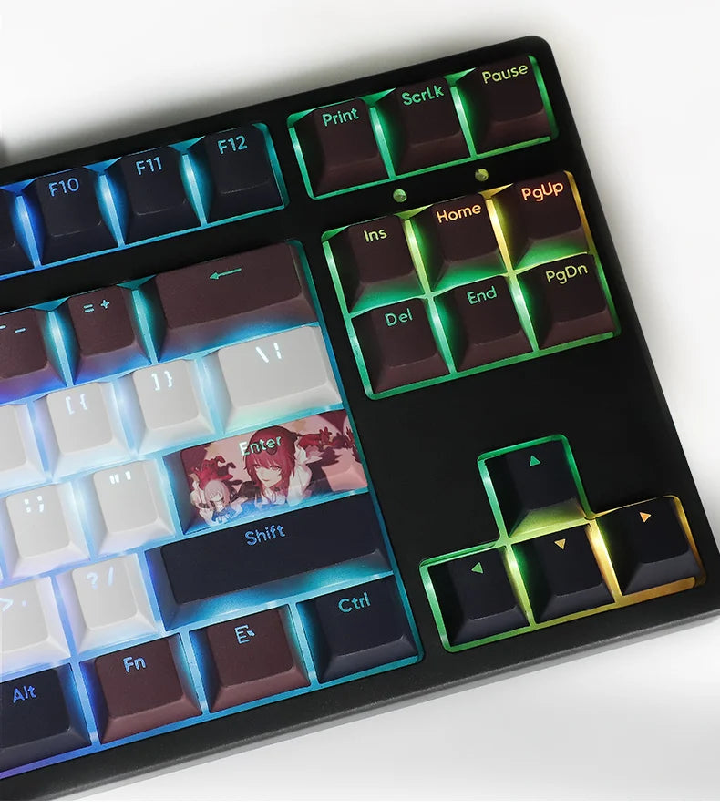 Honkai: Star Rail Anime Artisan Keycap Kafka Cute Cartoon 137key Customized Cherry Profile Keycap PBT Gaming Mechanical Keyboard