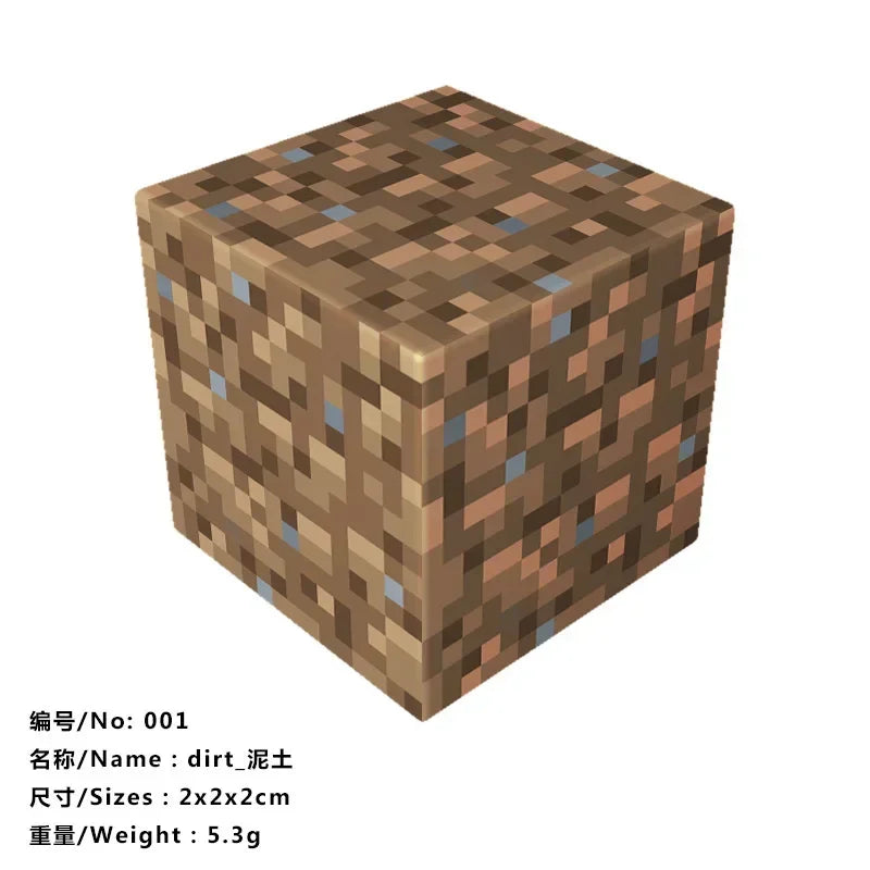10pcs Minecraftinglys Magnetic Blocks Anime Children Puzzle Assembled Toy Doll Mini Magnetic Cube Model Kids Construction Toys