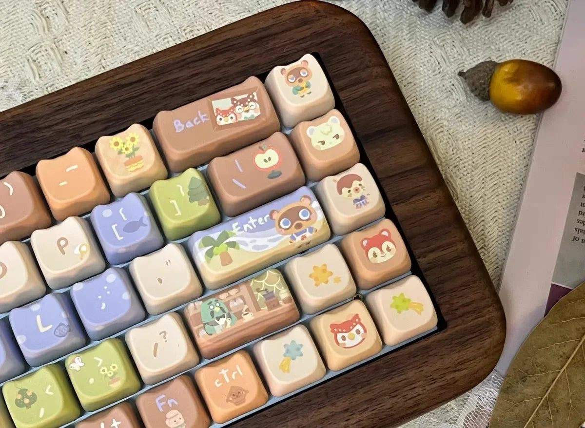 Cat Keycaps Cute keycaps MAO Keycap pbt 142 Keys Customized Gift Thermal Sublimation for MX Switch Mechanical Keyboard Keycaps