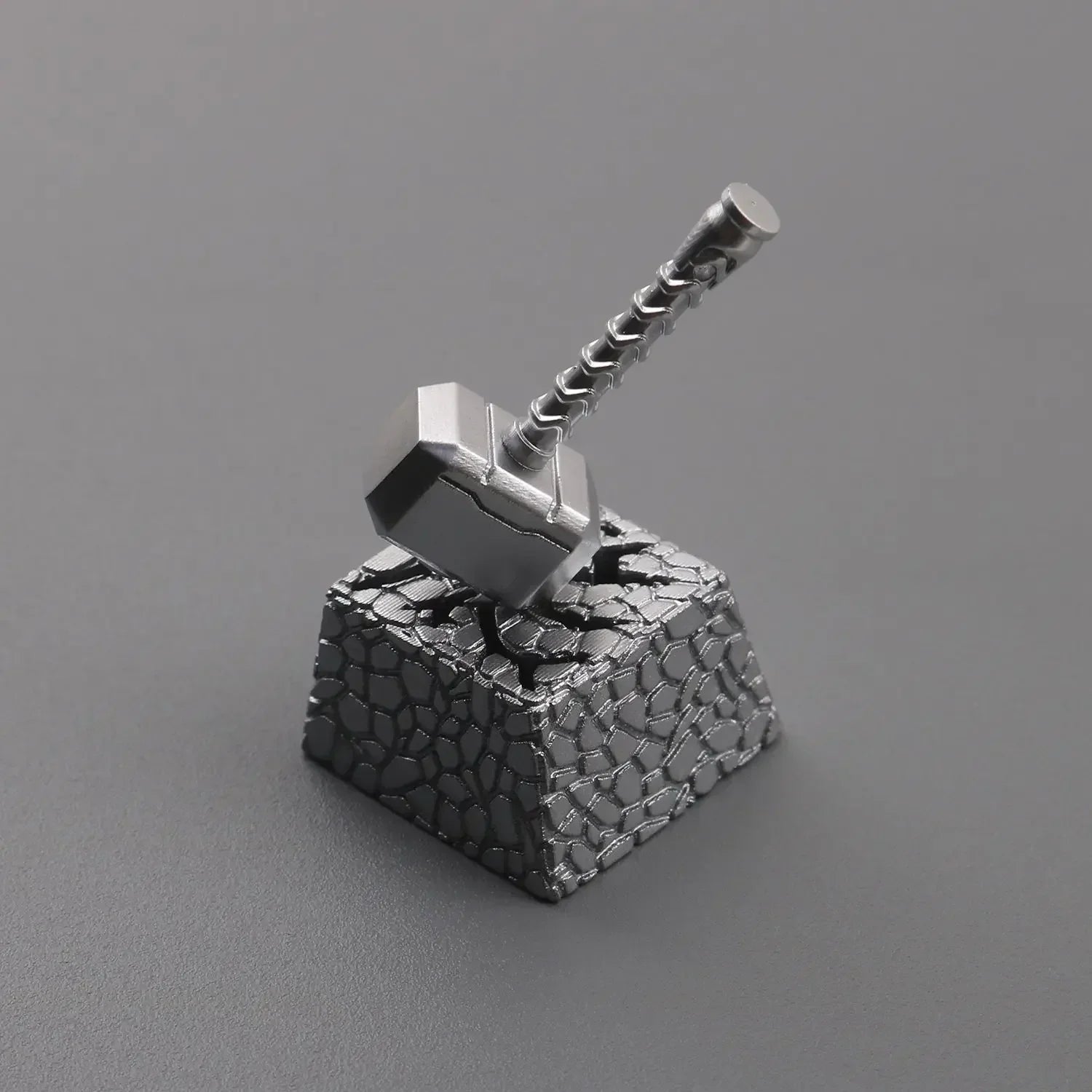 New 2In1 Resin Keycaps Thor Hammer for Mechanical Classic Retro Transparent Key Cap Suit Esc Button Personalized Keycaps