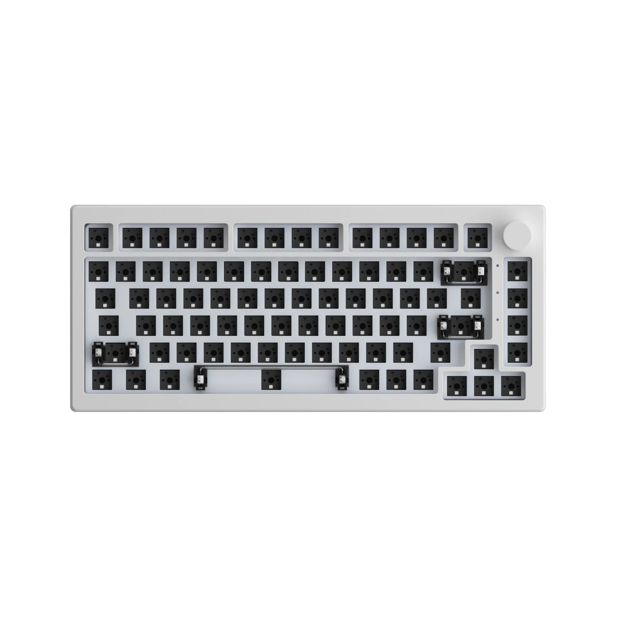 Akko 5075S VIA Kit 75% Barebone Keyboard Kit Custom Mechanical Gaming Keyboard RGB ANSI/ISO 3/5-Pin Hot-swappable Gasket Mounted