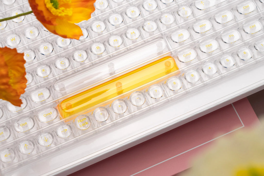 Transparent Keycaps PC 170 Keys Set for Mechanical Keyboard Keycap Accessories Personalized Customization DDA Profile Keycaps