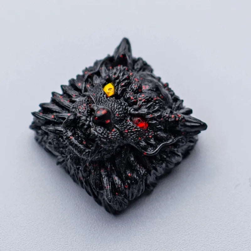 MiFuny Dragon Keycap 3D Handmade Resin Keycaps for Mechanical Keyboard Custom Cool Key Cap Keyboard Accessories Decoration Gift