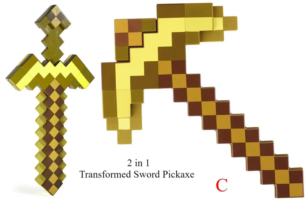 NEW Pixel Game Prop Models Torch and Color-changing Bottle Night Light Plastic Mineral Lamp Ornaments Holiday Party Gifts