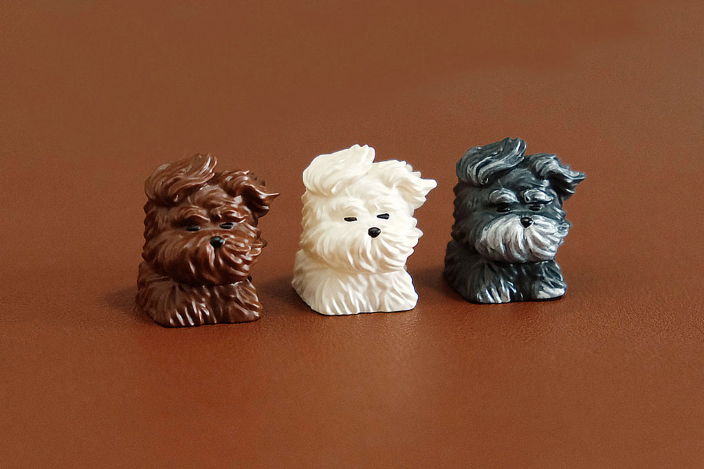 1pcs Stray Dog Personalized Theme Keycap 25mm Height Abs Class Resin Material Mechanical Keyboard Anime Cartoon Cute Game Keycap