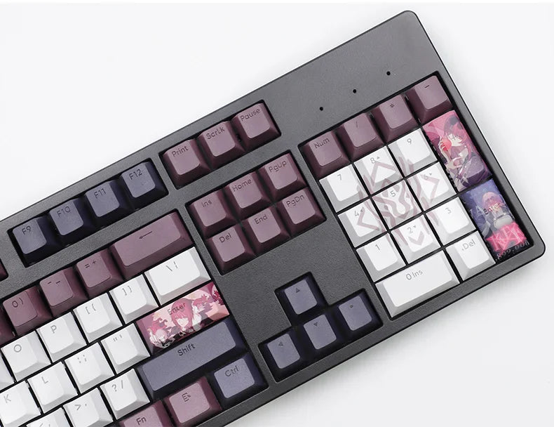 Honkai: Star Rail Anime Artisan Keycap Kafka Cute Cartoon 137key Customized Cherry Profile Keycap PBT Gaming Mechanical Keyboard