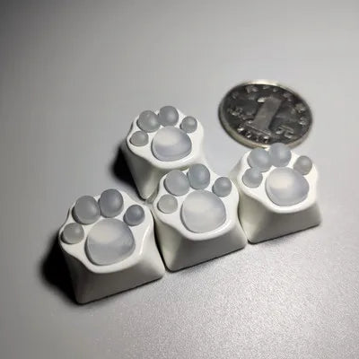 Cat Paws Keycaps For Mechanical Keyboard Animation Metal Custom Keycap Buttons Key Cap For Cherry Mx Switch Artisan keycaps