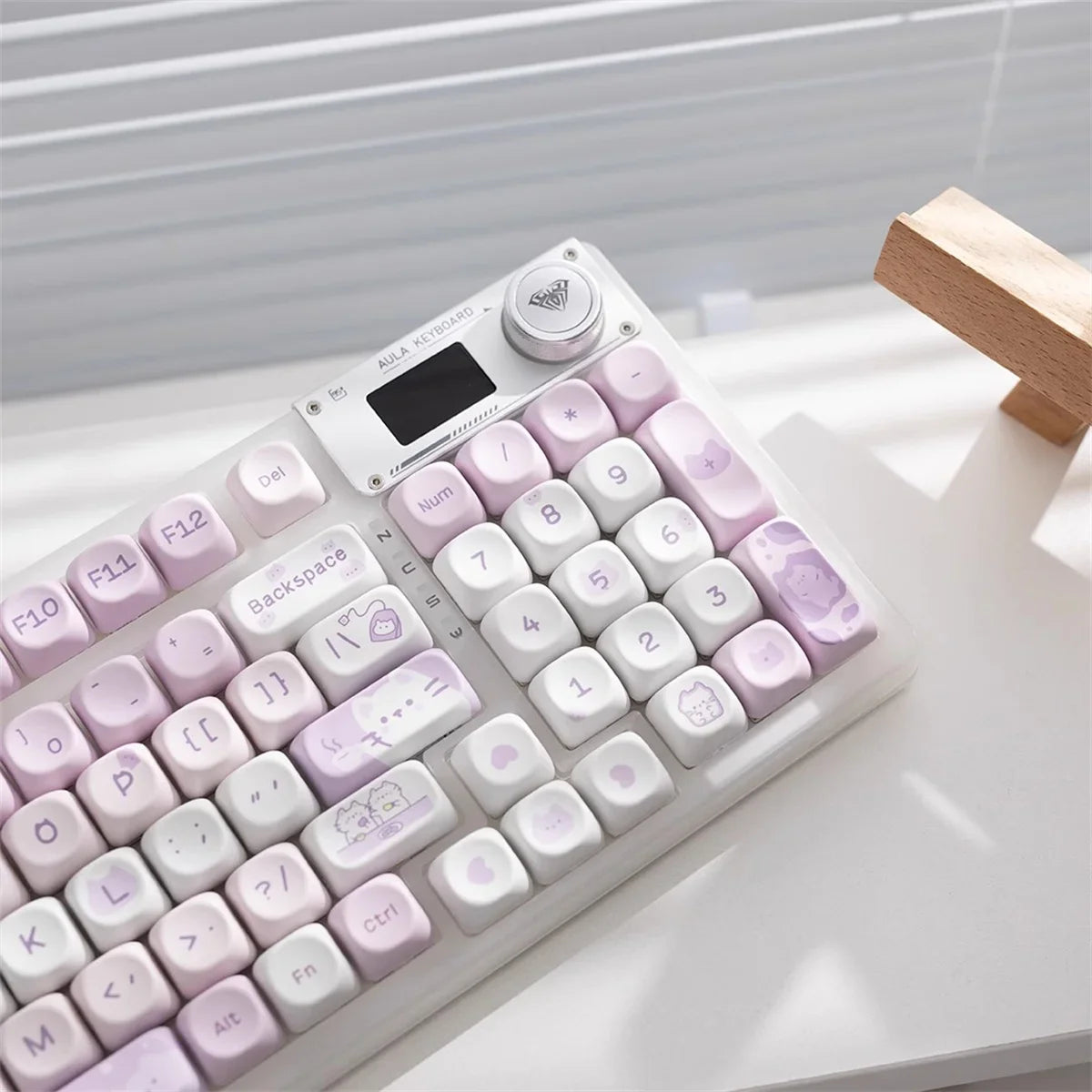 132Keys MOA Profile Keycaps Cartoon PBT Key Caps for 61/64/68/78/84/87/96/104/108 Keys Gaming Mechanical Keyborad MX Swtiches