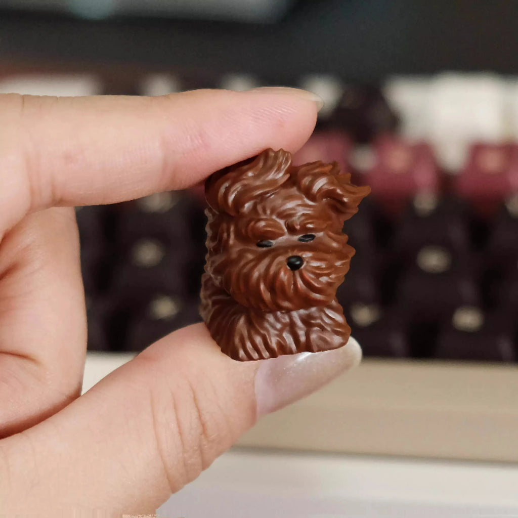 Stray Puppy Key Cap Original Resin Cute Keybaord Caps Customized 1U 3D Keycaps for Mechanical Keyboard Accessories Keycap MX