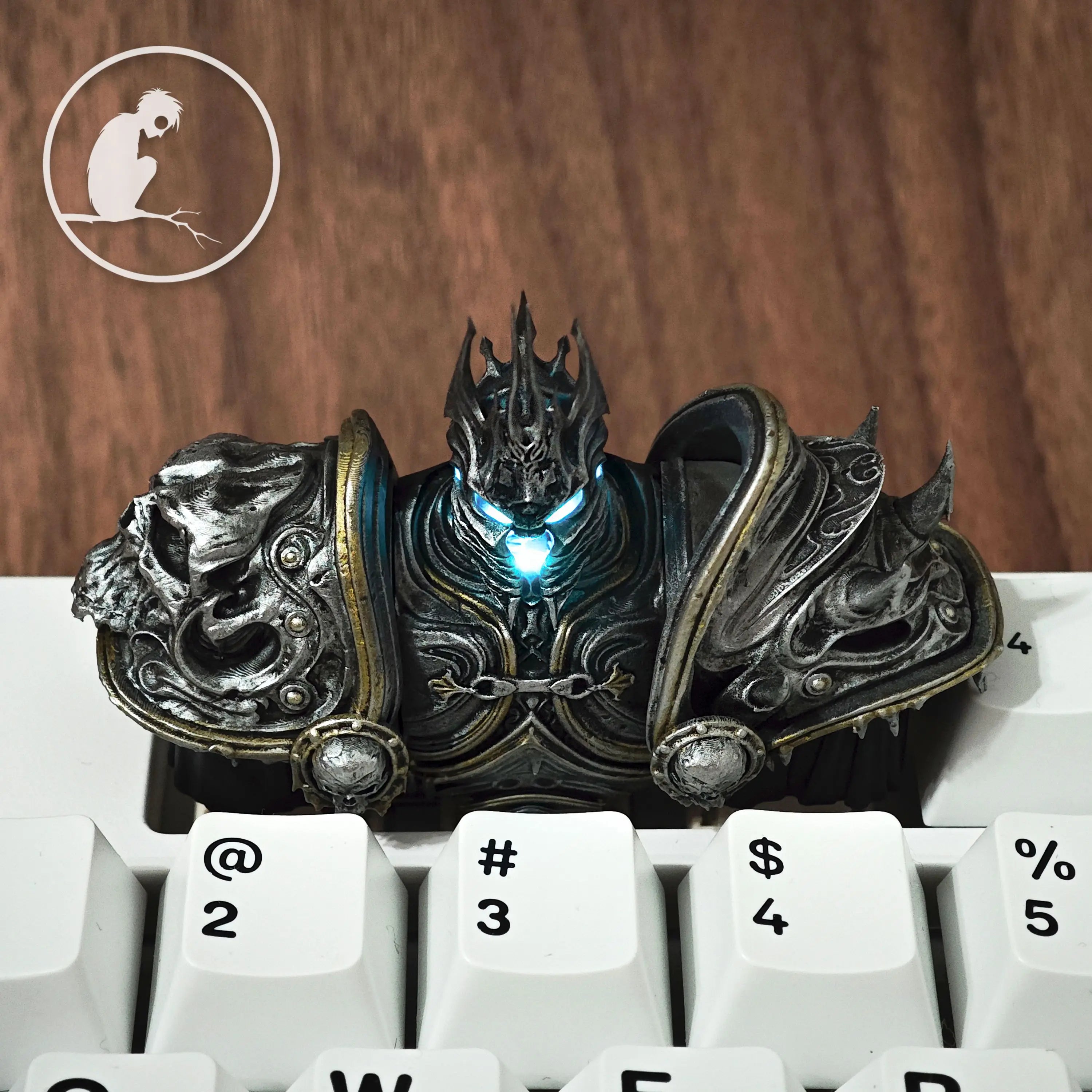 Warcraft Theme Keycap Frostmourne Keycaps Handmade Resin Backlit Key Cap MX Switch Customized Mechanical Keyboard  Accessories