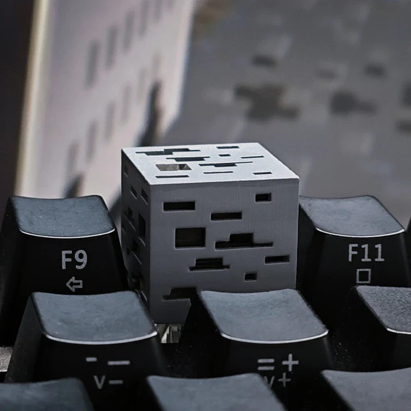 1Pc/6Pcs Keycap Game Single My World Three-Dimensional Creative Light-Transmitting Keycap Esc Ore Keycap