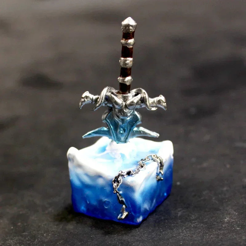 World of Warcraft Frostmourne Anime Keycaps Lich King Translucent Key Caps Mechanical Keyboard Caps Korean Keycap PC Gamer Gifts