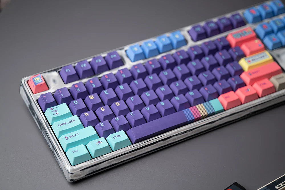 Retro Gamepad Keycap 6.25u spacebar Artisan Keycap ABS Material For MX switches for Gaming Mechanical keyboard Black White