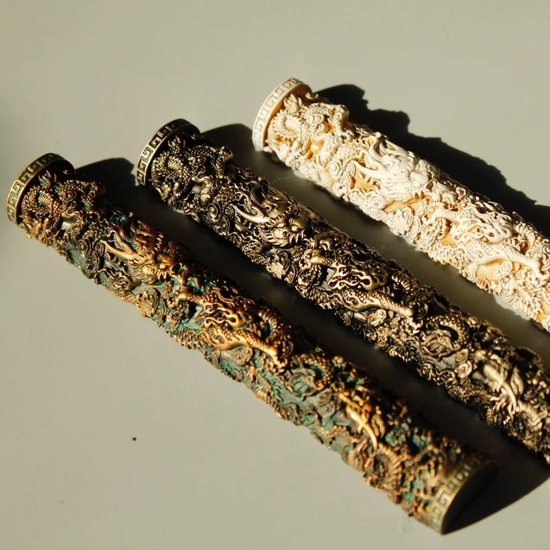 ECHOME Dragon Pillar Space Bar 6.25U Resin Artisan Keyboard Cap Original Chinese Culture Custom KeyCap for Mechanical Keyboard