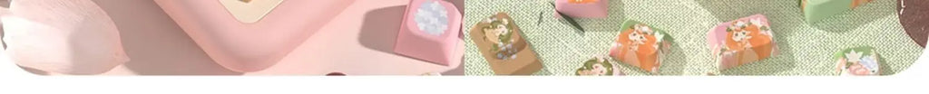 MDA Cartoon Personalized Keycap Set PBT Large Set Creative for MX Switch 60/84/90/104/108 Gaming Mechanical Keyboards