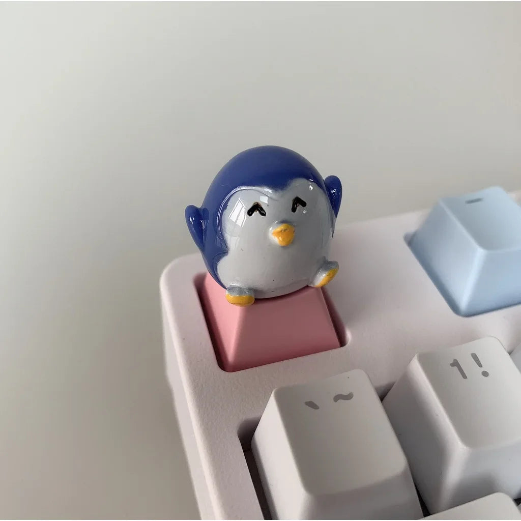 Personalized Creative Keycaps Cute Cartoon Animals 3DTranslucent Keycap for Cross Axis Mechanical Keyboard
