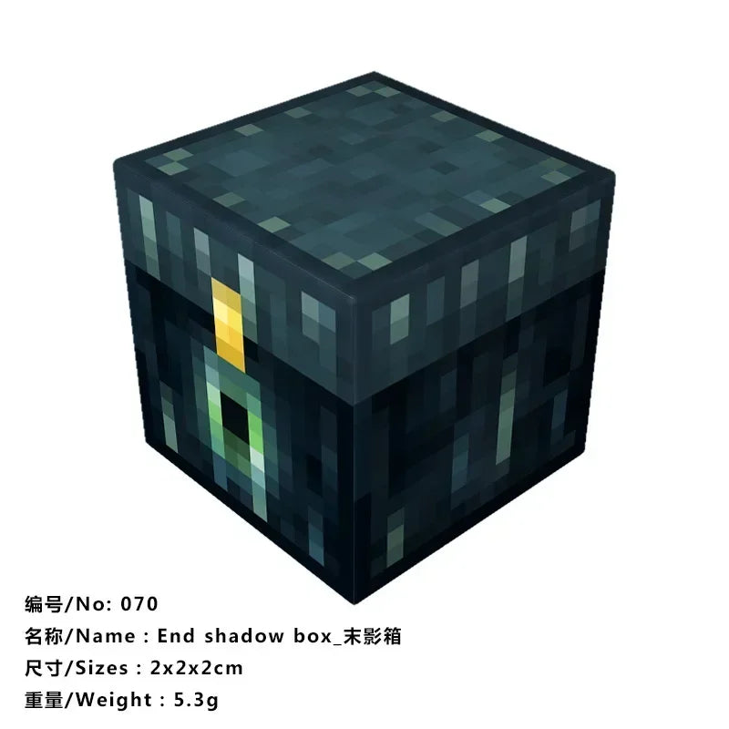 10pcs Minecraftinglys Magnetic Blocks Anime Children Puzzle Assembled Toy Doll Mini Magnetic Cube Model Kids Construction Toys
