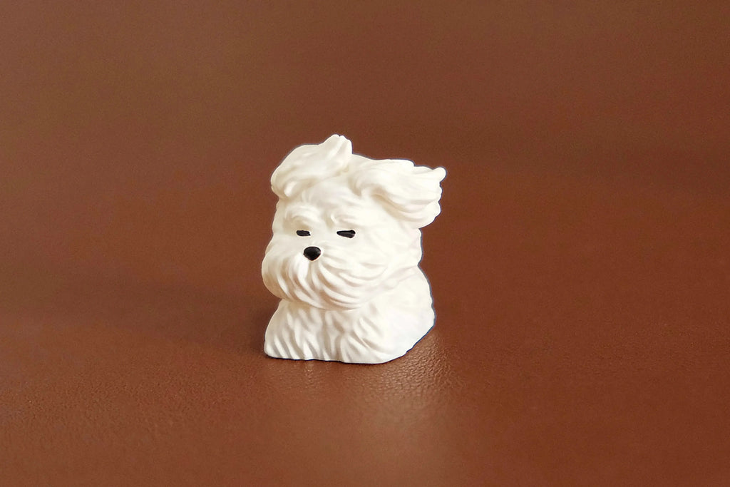 Stray Puppy Key Cap Original Resin Cute Keybaord Caps Customized 1U 3D Keycaps for Mechanical Keyboard Accessories Keycap MX