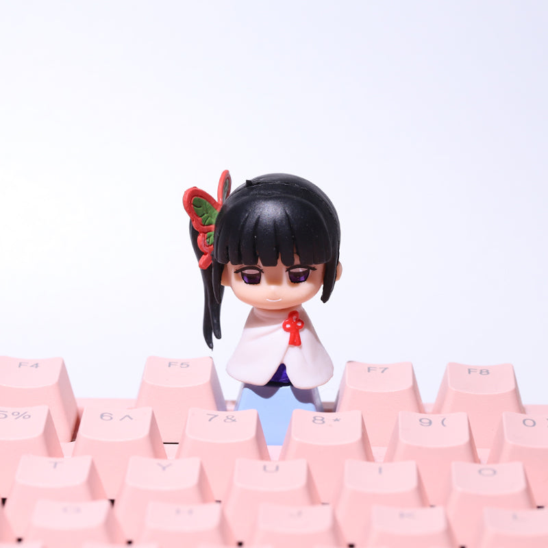 Cute Stereo Anime Keycaps For Mechanical Keyboard Caps PBT Personalized Cherry MX Artisan Custom Pink ESC Keycap