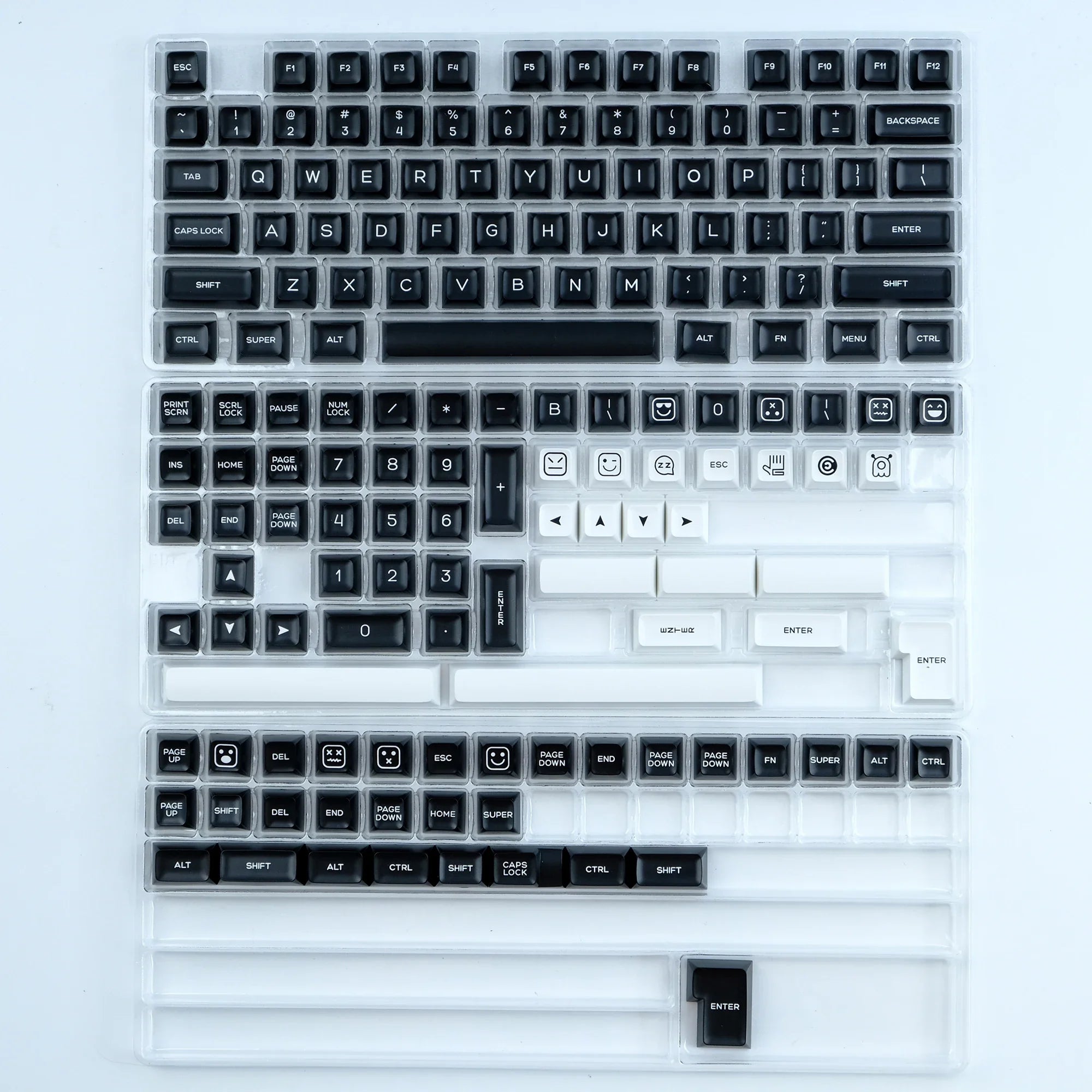KBDiy Rome Keycaps SA Profile PBT Keycap Custom for Mechanical Keyboard Game ISO 160 Keys Double Shot for GMK67 61/68/71/84/87