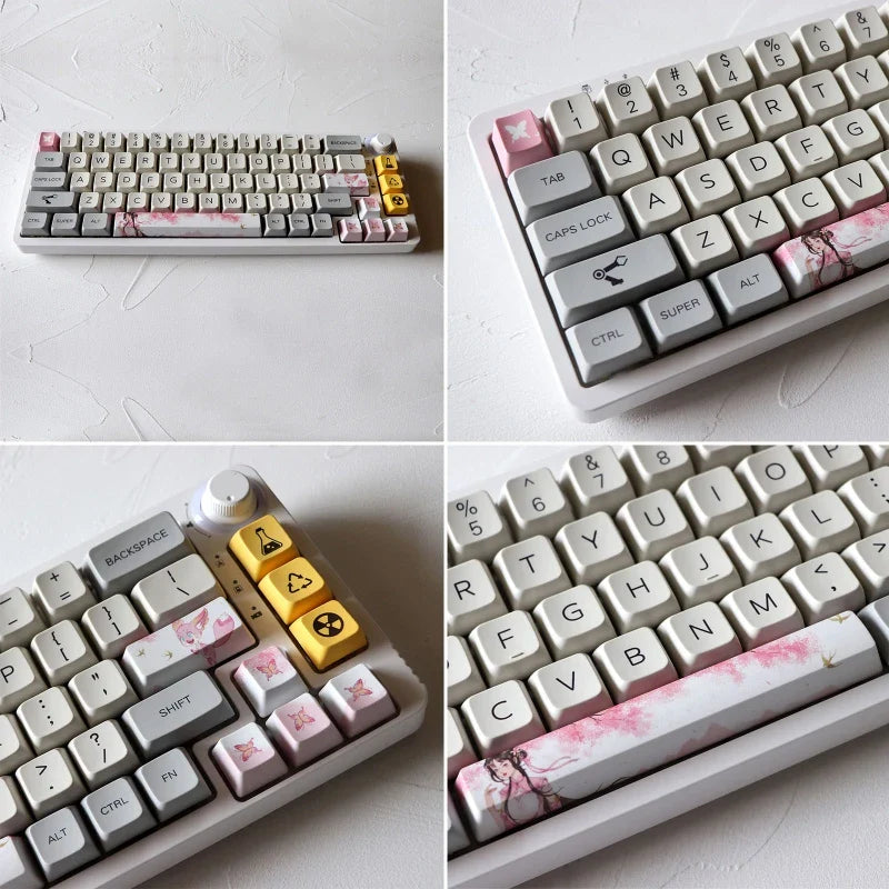 DIY Mechanical Keyboard PBT OEM Profile Direction ESC Enter Keycap Five Sides Dye Subbed Keycap for Cherry MX Switch
